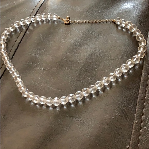 Clear Beaded Necklace - Picture 5 of 6